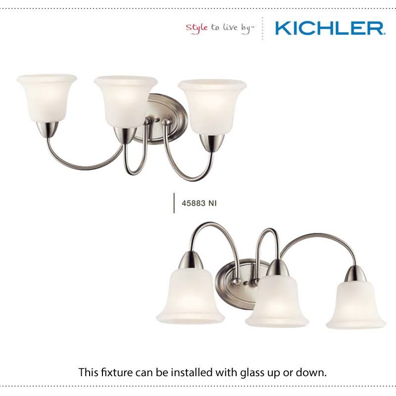 Brushed Nickel 2-Light Bath N13498