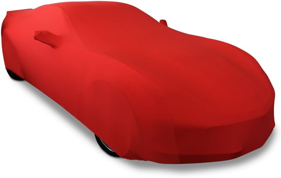 Blue Stretch Satin Indoor Car Cover I140