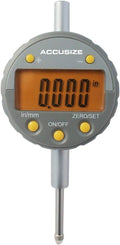 0-1/2'' by 0.00005'' Electronic Digital Indicator with Yellow Lcd X3367