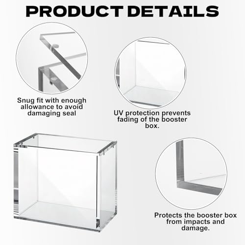 2 Pack Acrylic Magnetic Case, 5mm Thick Q968