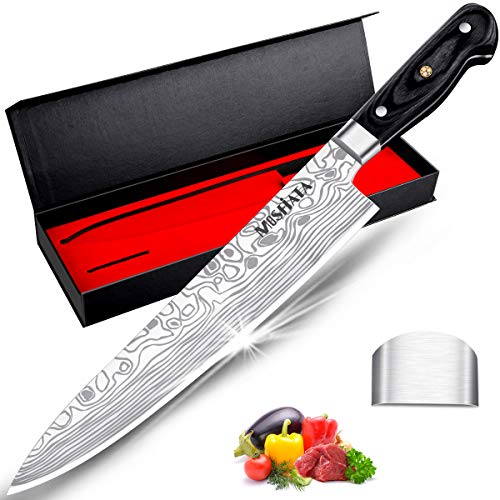 10 Inch German High Carbon Stainless Steel Chef Knife with Micarta Handle P238504
