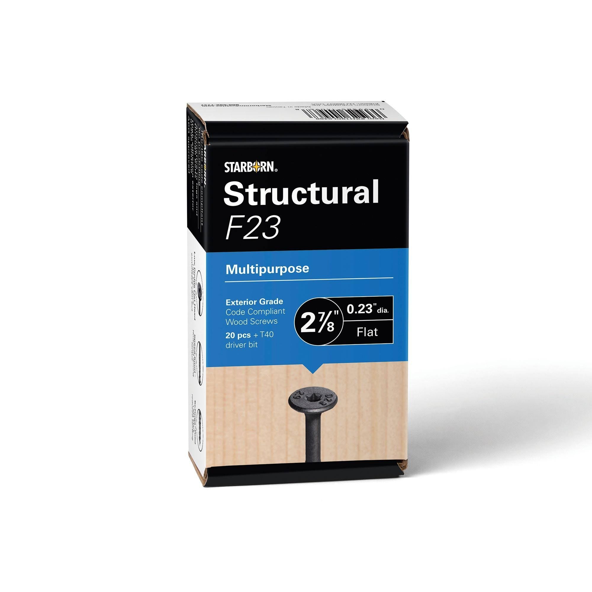 Flat Head Wood Screw 250 Pc 4x22 W1914