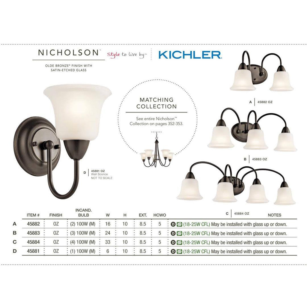Brushed Nickel 2-Light Bath N13498