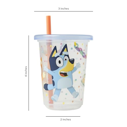 10 Oz 8 Count Toddler Straw Cups with Snap On Lids and Straws D68576
