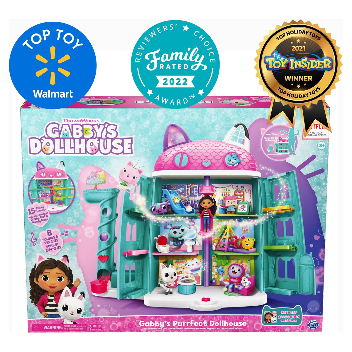 15 Piece Dollhouse Playset with Sounds Q591100