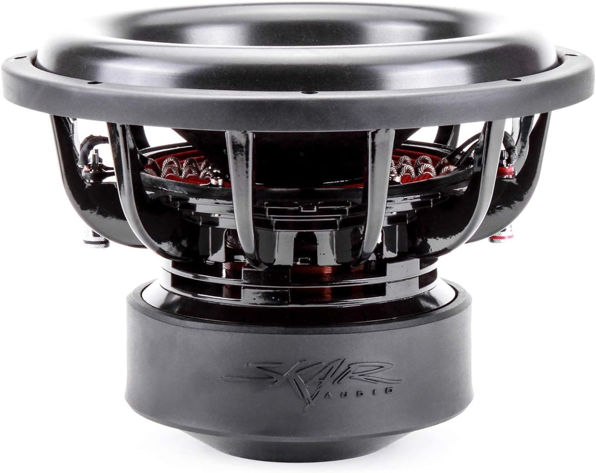 12 2500 Watt Dual 4 Ohm Car Subwoofer M1620