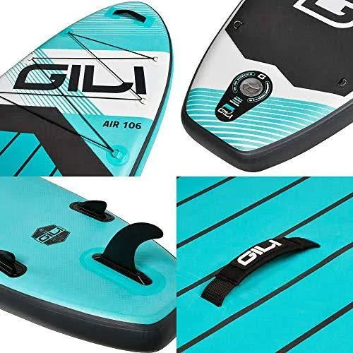 Green Air Inflatable Stand Up Paddle Board Package Z2522