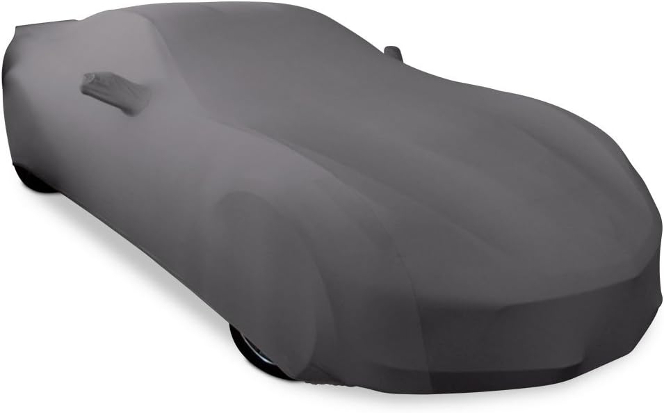 Blue Stretch Satin Indoor Car Cover I140
