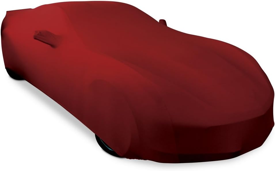 Blue Stretch Satin Indoor Car Cover I140
