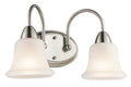 Brushed Nickel 2-Light Bath N13498