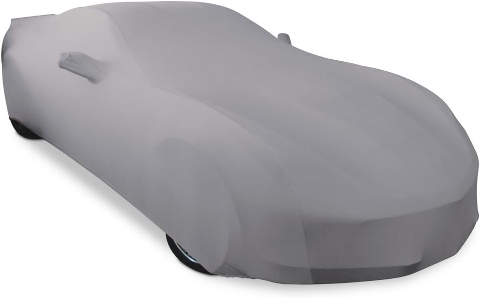 Blue Stretch Satin Indoor Car Cover I140