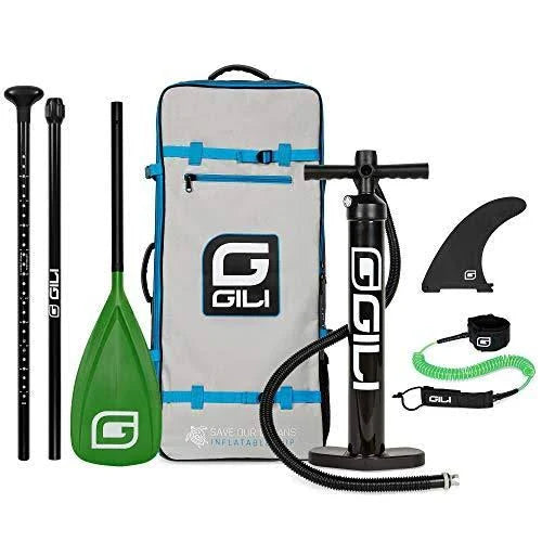 Green Air Inflatable Stand Up Paddle Board Package Z2522