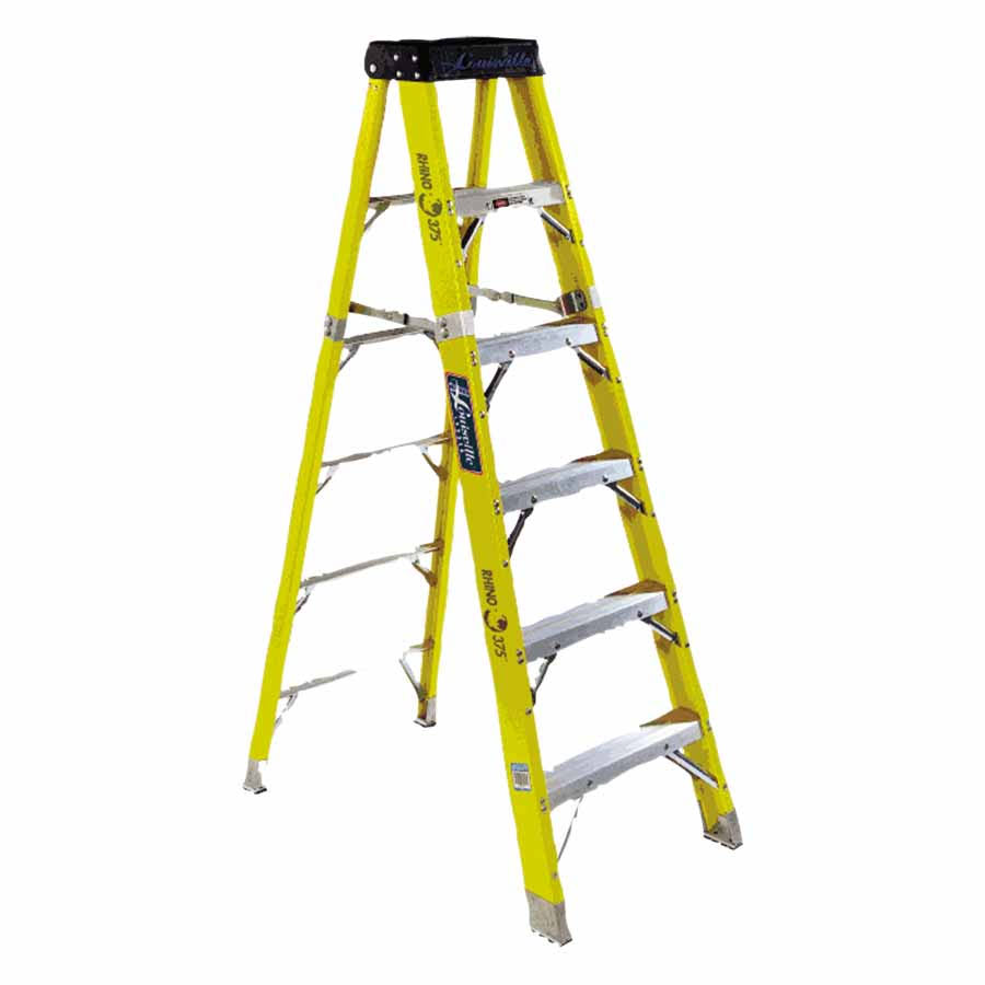 12 ft. 375 lb. Load Capacity Fiberglass Stepladder S96322